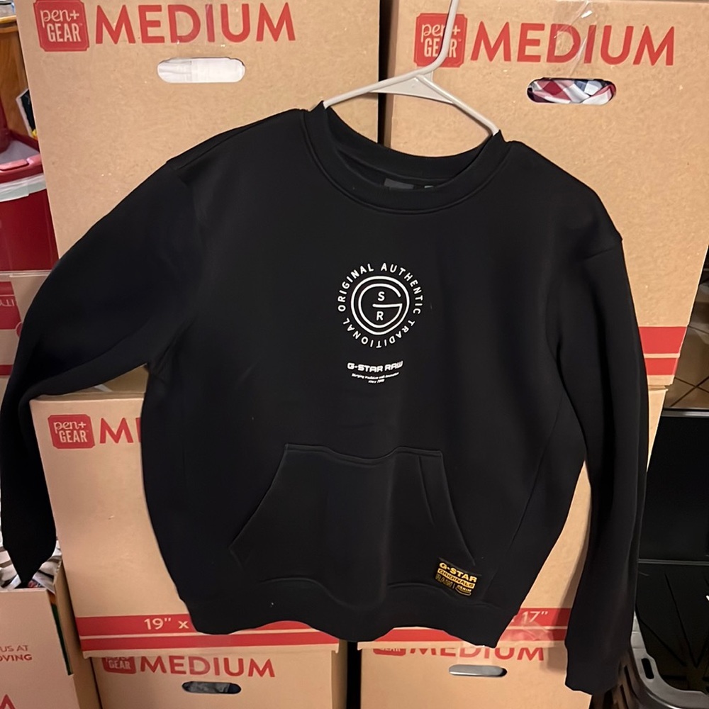 Mens G Star Raw size large crew neck hoodie